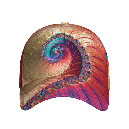 Infinite Fractal Print Baseball Cap