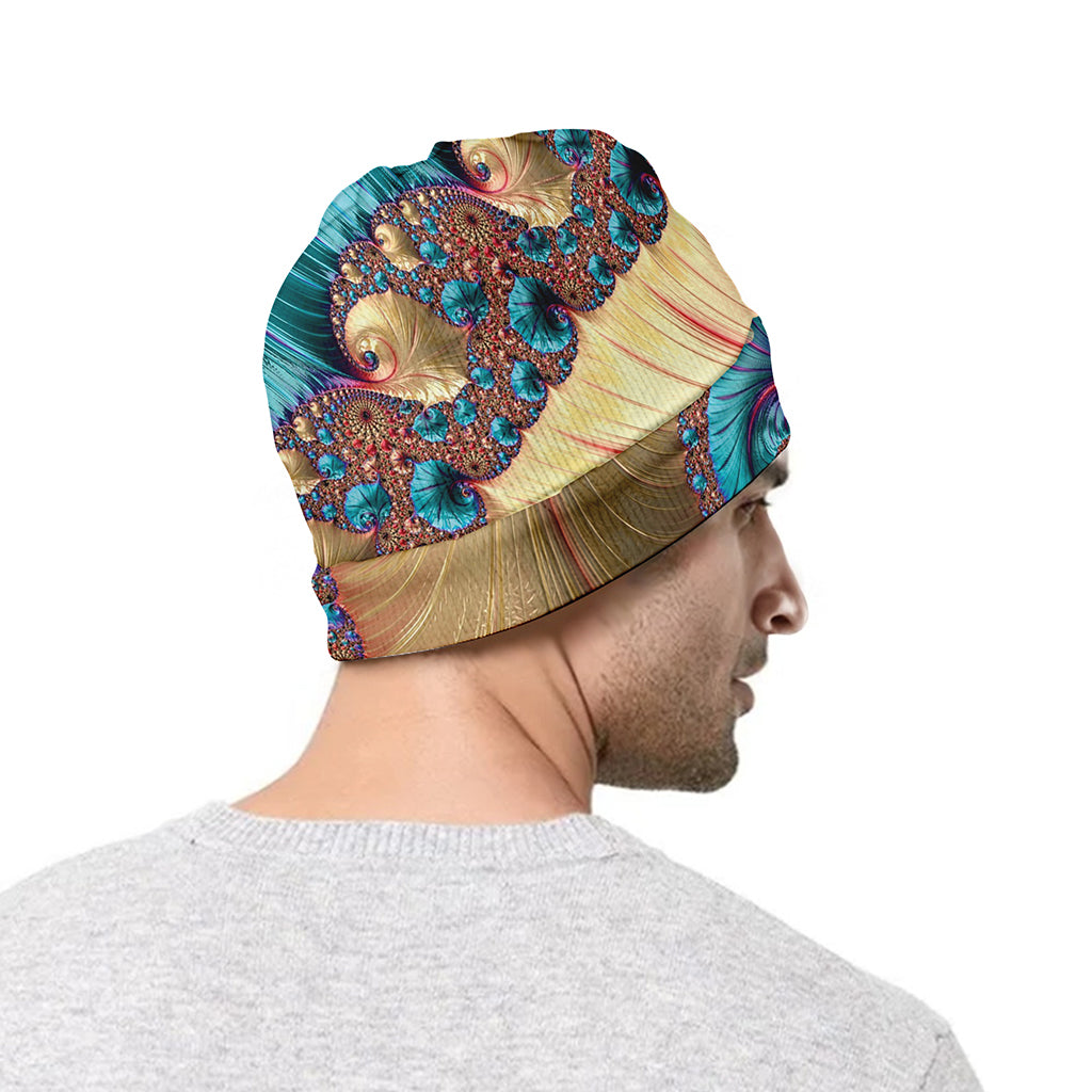 Infinite Fractal Print Beanie