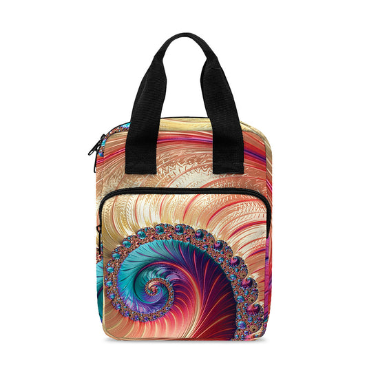 Infinite Fractal Print Bible Tote Bag