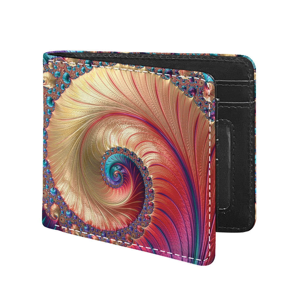 Infinite Fractal Print Bifold Wallet