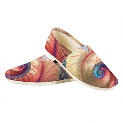 Infinite Fractal Print Casual Shoes