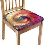 Infinite Fractal Print Chair Cushion Cover