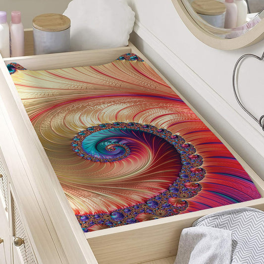 Infinite Fractal Print Changing Pad Cover