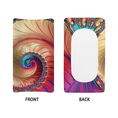 Infinite Fractal Print Changing Pad Cover