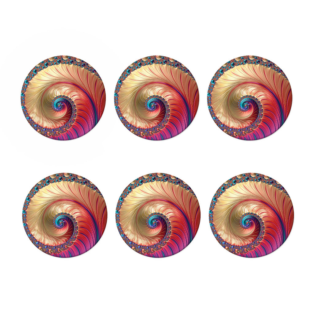 Infinite Fractal Print Coaster Set