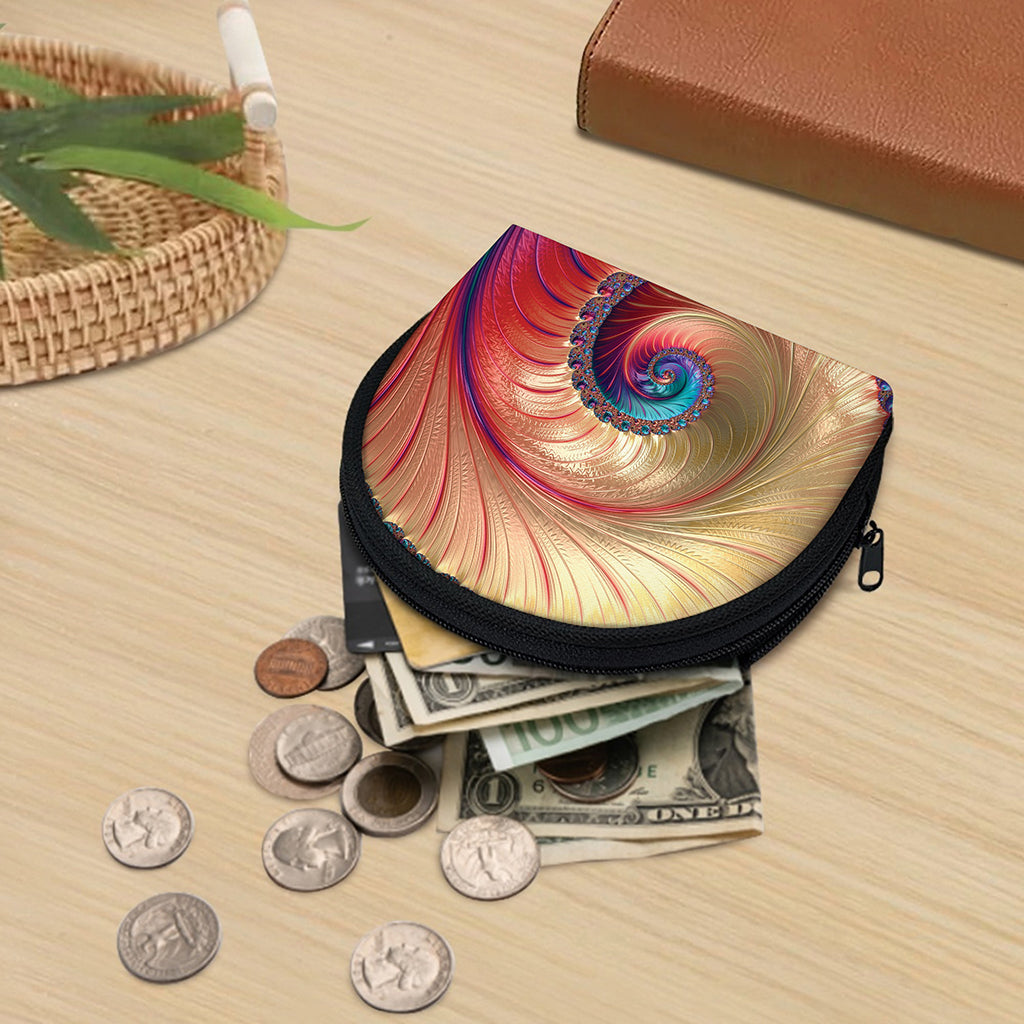 Infinite Fractal Print Coin Purse