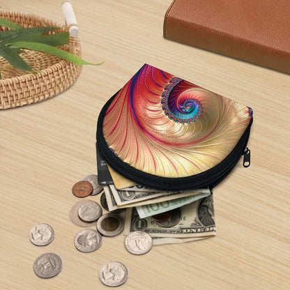 Infinite Fractal Print Coin Purse