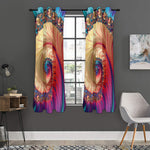 Infinite Fractal Print Curtain