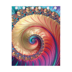 Infinite Fractal Print Curtain
