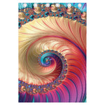 Infinite Fractal Print Curtain