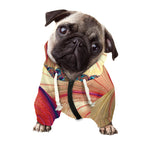 Infinite Fractal Print Dog Zip Up Hoodie