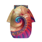 Infinite Fractal Print Dog Zip Up Hoodie