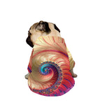 Infinite Fractal Print Dog Zip Up Jacket