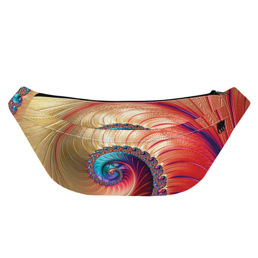 Infinite Fractal Print Fanny Pack