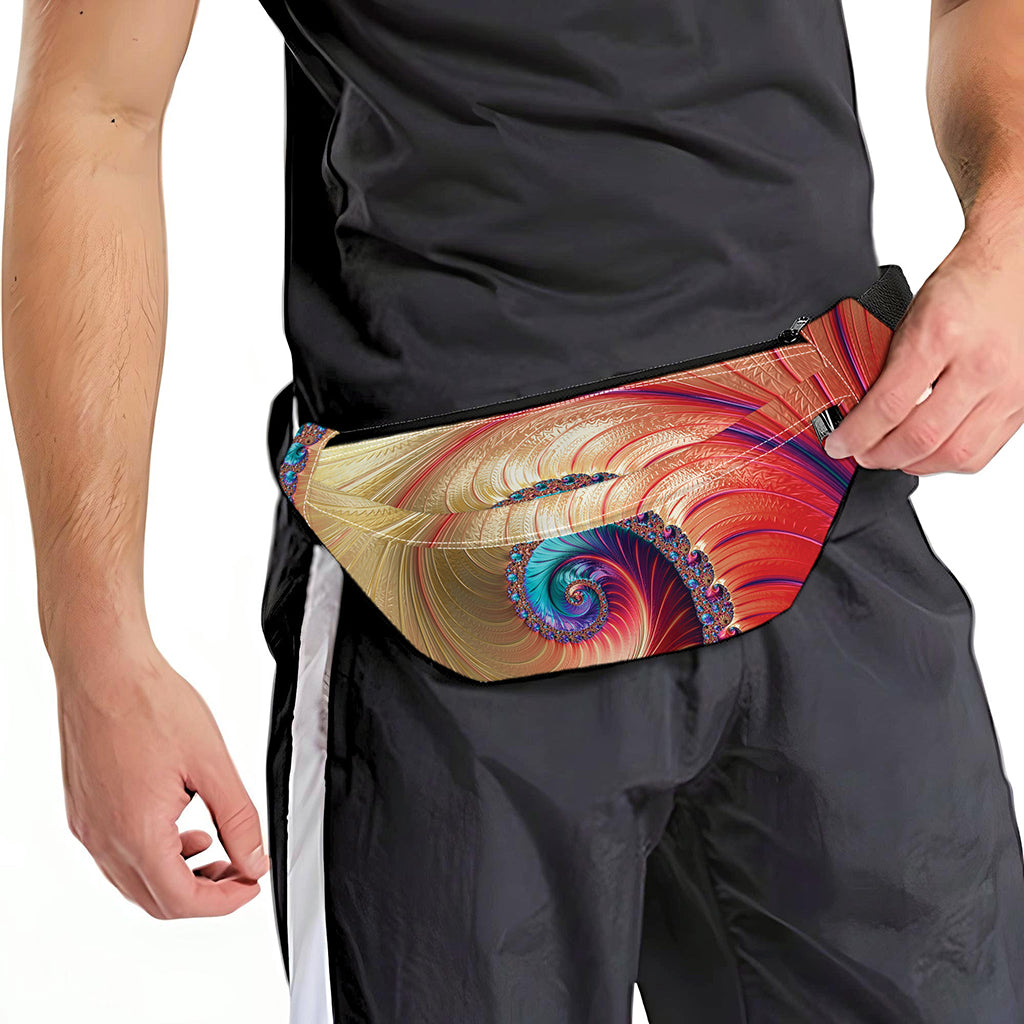 Infinite Fractal Print Fanny Pack