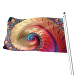 Infinite Fractal Print Flag