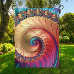 Infinite Fractal Print Garden Flag