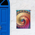 Infinite Fractal Print Garden Flag