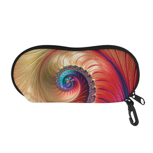 Infinite Fractal Print Glasses Case