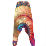 Infinite Fractal Print Hammer Pants