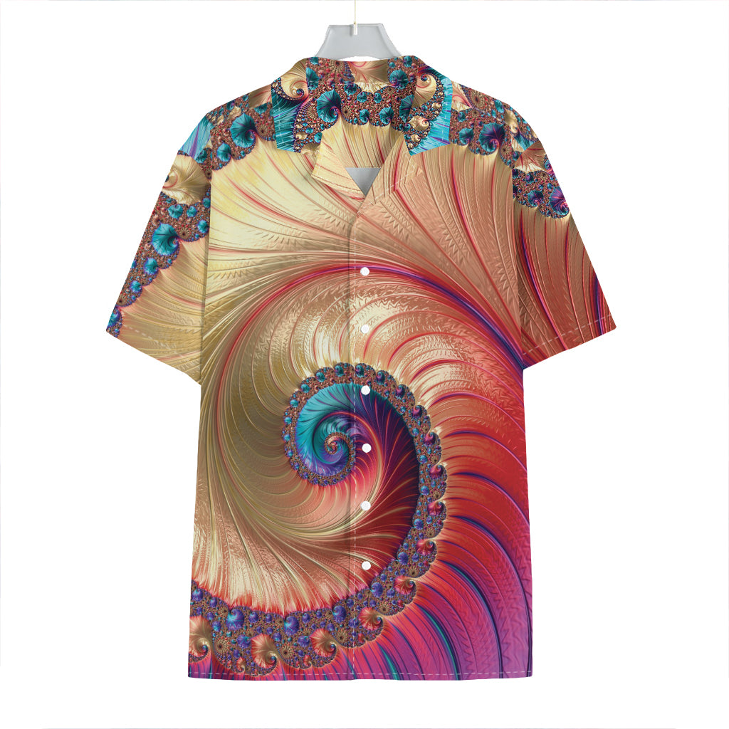 Infinite Fractal Print Hawaiian Shirt