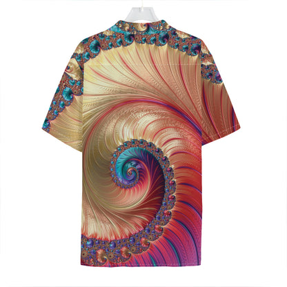 Infinite Fractal Print Hawaiian Shirt
