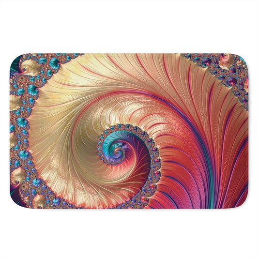 Infinite Fractal Print Indoor Door Mat