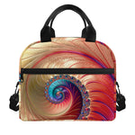 Infinite Fractal Print Insulated Lunch Bag