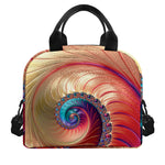 Infinite Fractal Print Insulated Lunch Bag