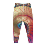 Infinite Fractal Print Jogger Pants