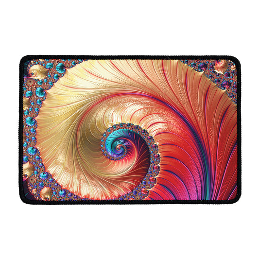 Infinite Fractal Print Kitchen Mat