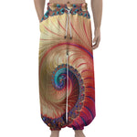 Infinite Fractal Print Lantern Pants