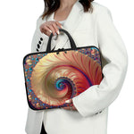 Infinite Fractal Print Laptop Sleeve With Handle