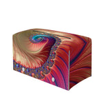 Infinite Fractal Print Leather Tissue Box Cover