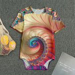 Infinite Fractal Print Men's Bodysuit