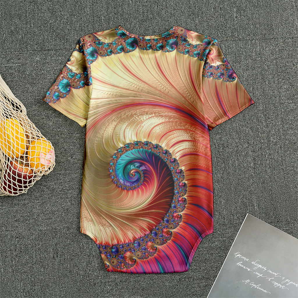 Infinite Fractal Print Men's Bodysuit