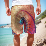 Infinite Fractal Print Men's Cargo Shorts
