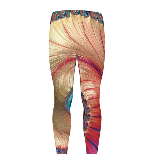 Infinite Fractal Print Men's leggings