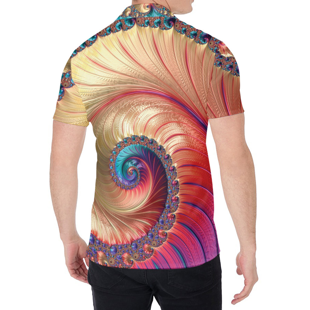 Infinite Fractal Print Men's Shirt
