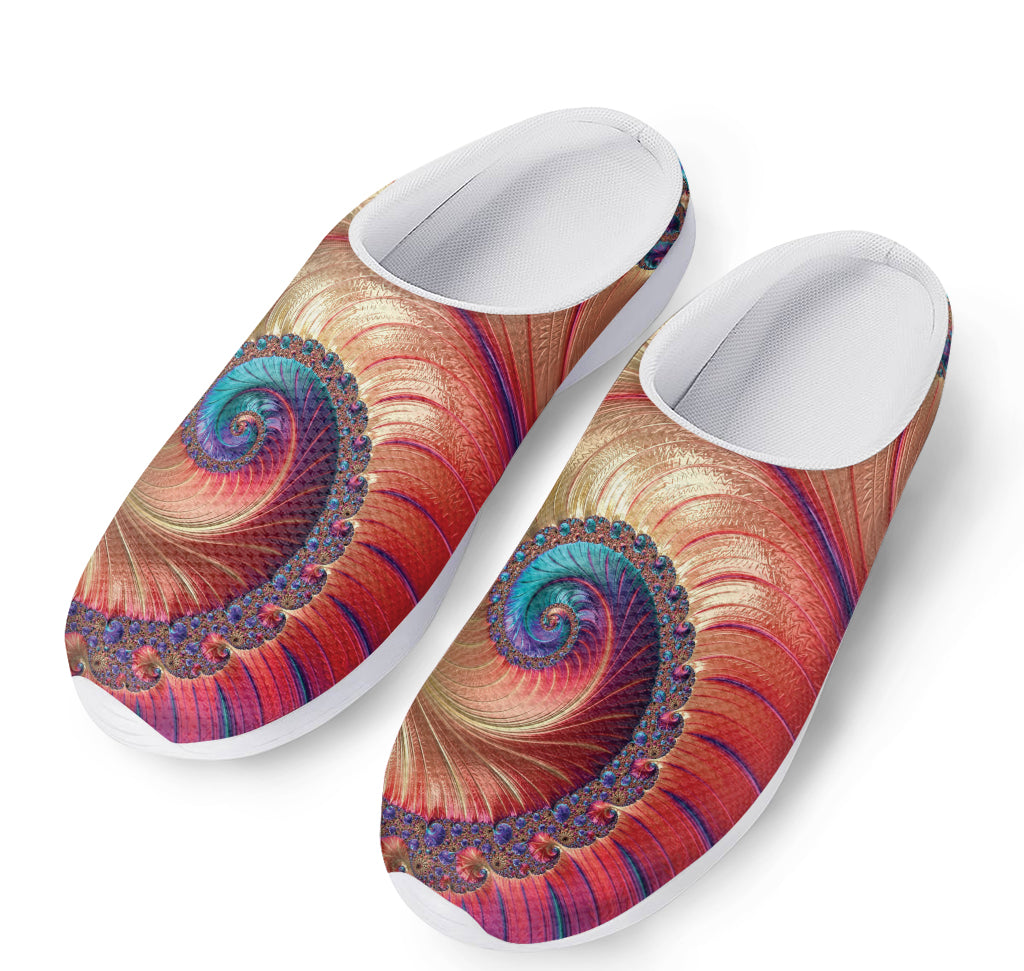 Infinite Fractal Print Mesh Casual Shoes