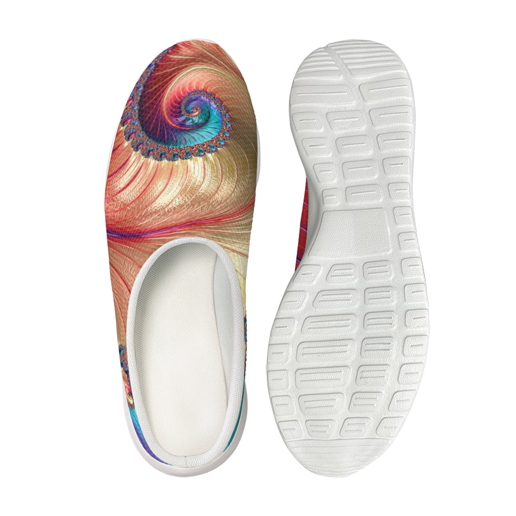 Infinite Fractal Print Mesh Casual Shoes