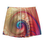 Infinite Fractal Print Mesh Shorts