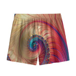 Infinite Fractal Print Mesh Shorts