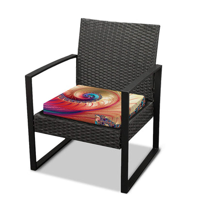 Infinite Fractal Print Outdoor Seat Cushion Cover