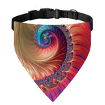 Infinite Fractal Print Over The Collar Dog Bandana