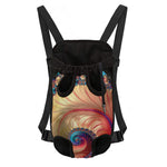 Infinite Fractal Print Pet Carrier Backpack