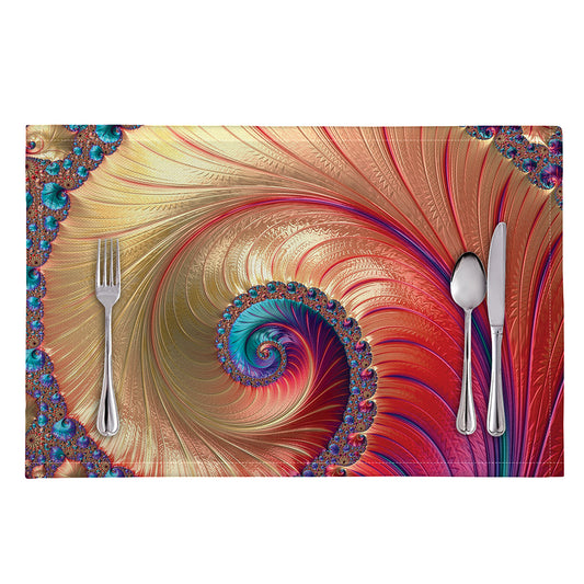 Infinite Fractal Print Placemat