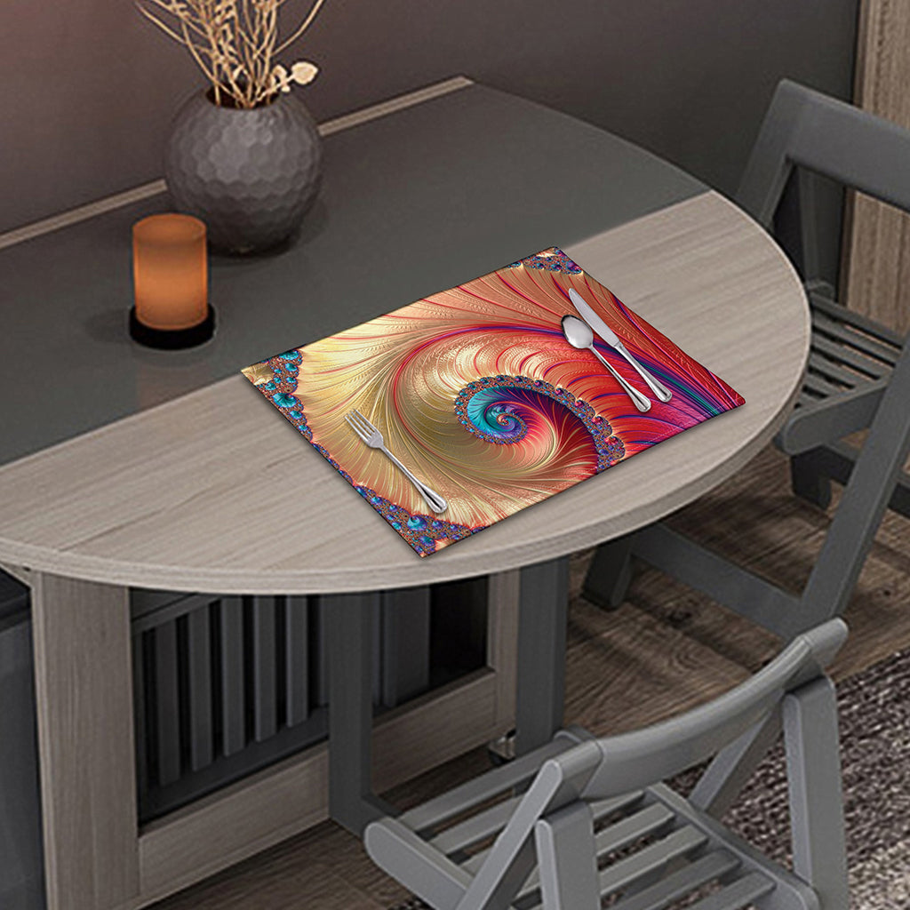 Infinite Fractal Print Placemat