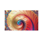 Infinite Fractal Print Polyester Flag