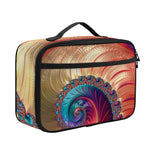 Infinite Fractal Print Portable Lunch Bag